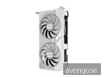 ASUS GeForce RTX 5060 DUAL OC White - 8GB GDDR7 RAM - Grafikkort