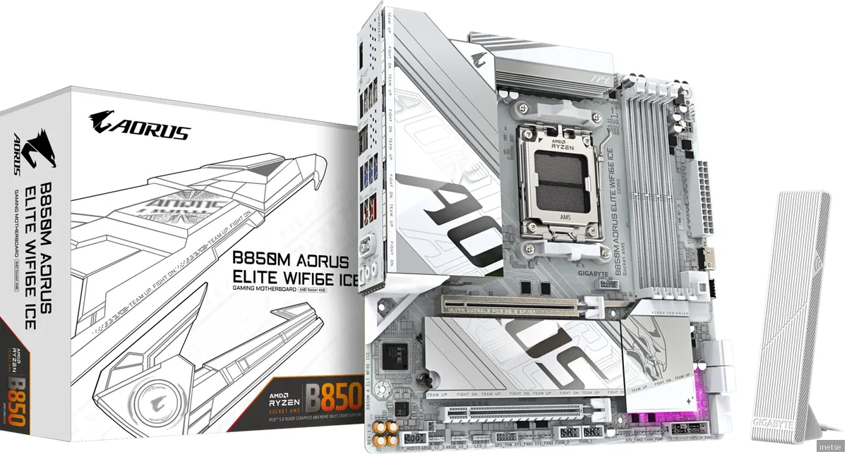Gigabyte B850M Aorus Elite Ice Wi-Fi6E