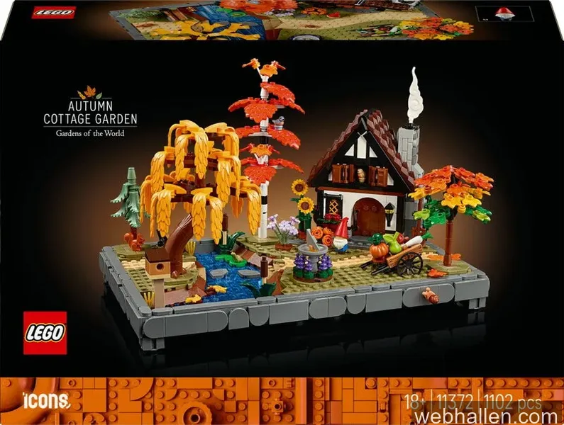 LEGO Icons Höstig stuga och trädgård 11372