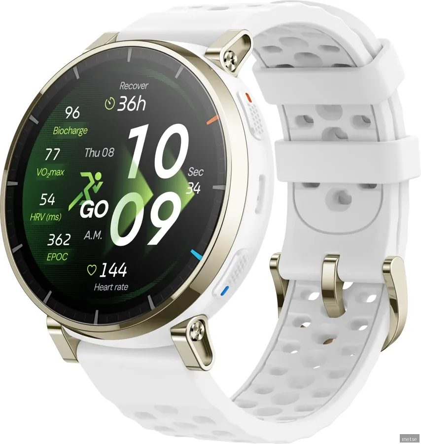 Amazfit Active 3 Premium Aero Gold White