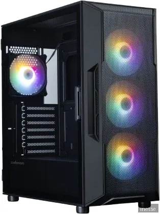 Zalman i3 NEO V2 - mid tower - ATX - Chassi - Tower - Svart