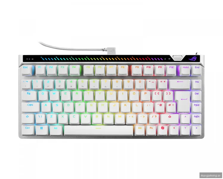 Asus ROG Falchion Ace 75 HE Tangentbord - Vit [ROG HFX V2]