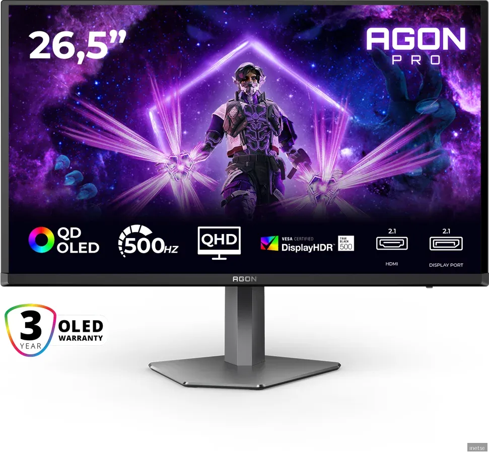 AOC AG276QKD2 26.5" - 2560x1440 OLED 500Hz