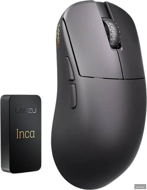 Lamzu INCA Trådlös Gamingmus - Svart