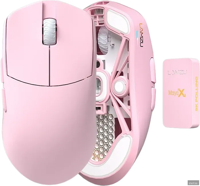 Lamzu Maya X - Gamingmus - Optic - 6 knappar - Pink