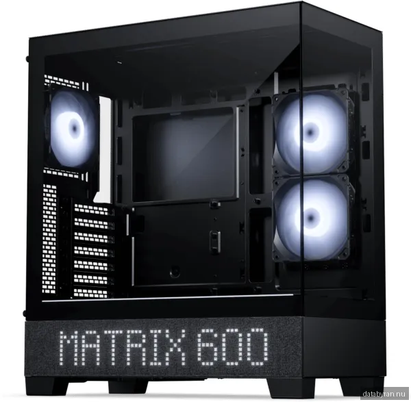 Phanteks XT View Matrix - Chassi - Miditower - Svart