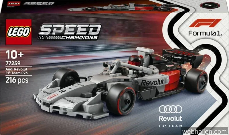 LEGO Speed Champions Audi Revolut F1 Team R26 racerbil 77259