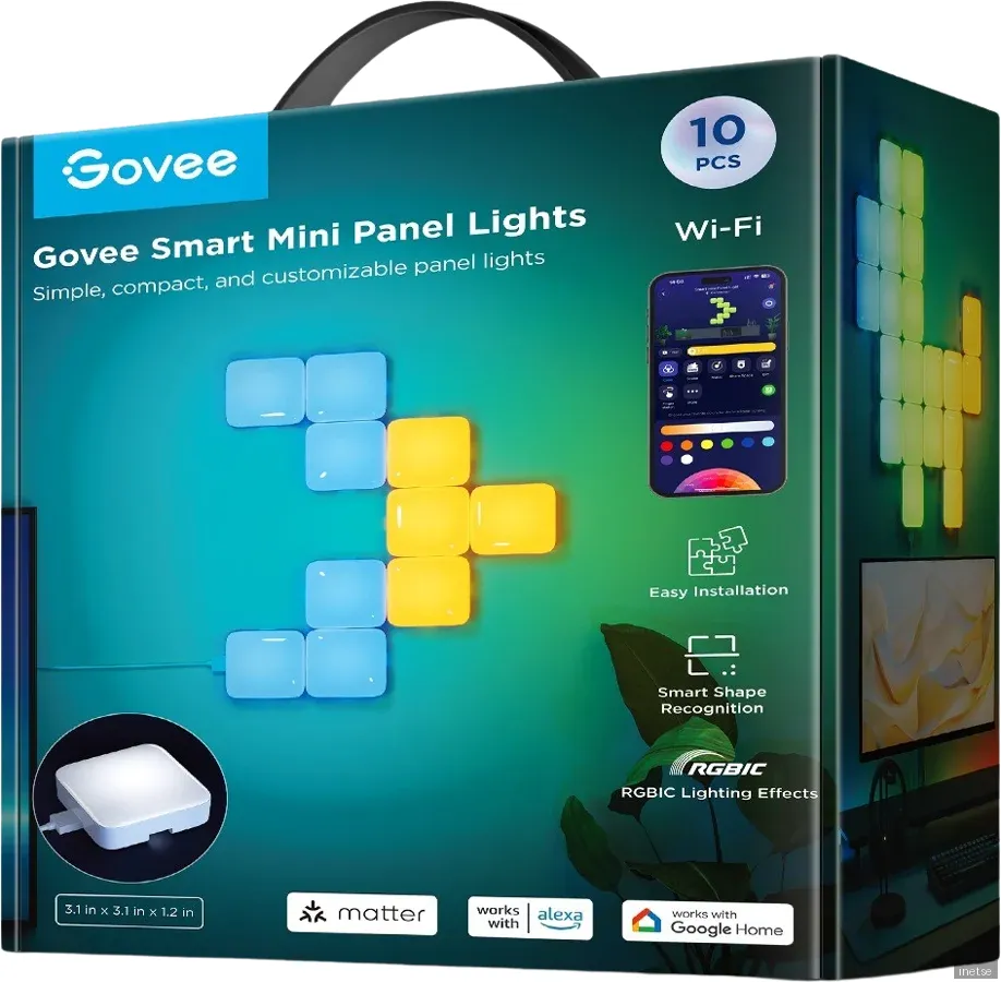 Govee Mini Panel Lights 10-pack