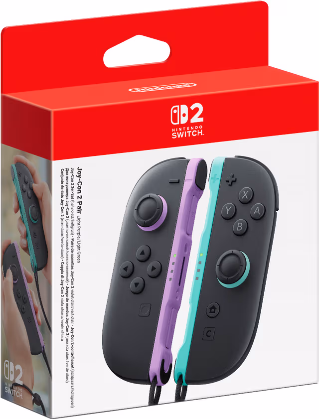 Nintendo Switch 2 Joy-Con 2 kontrollpar (lila och grön)