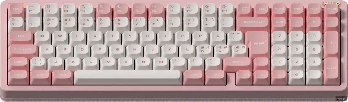 NuPhy Halo96 V2 Trådlöst Tangentbord – Sakura Fizz [Raspberry Switch]