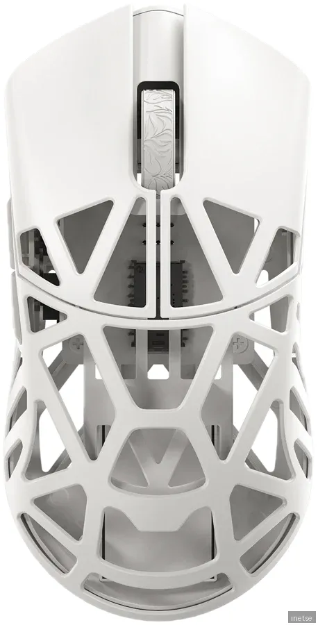 WLMouse Beast X Mini Pro - Milky White [Omron Opticals] - Solid Sides (DEMO)