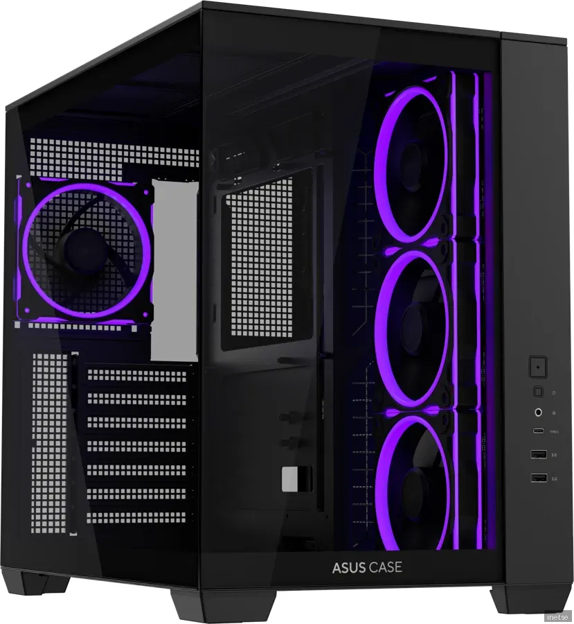 ASUS A32 PLUS - Chassi - Tower - Svart