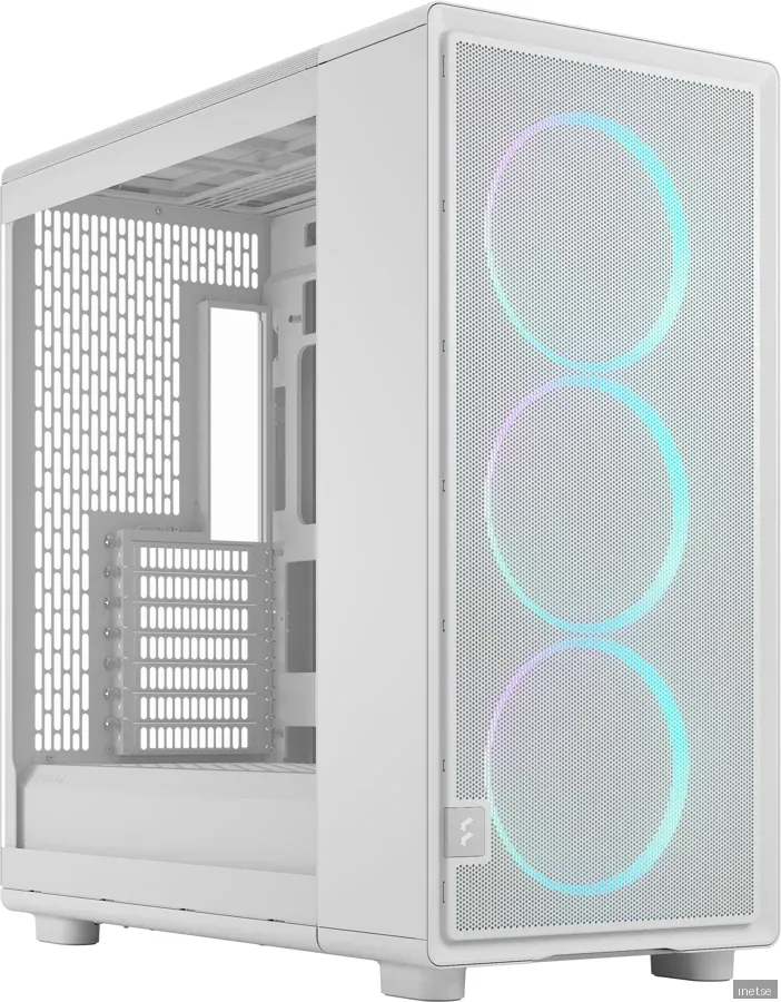 Fractal Design Epoch XL White TG RGB - Chassi - Tower - Transparent