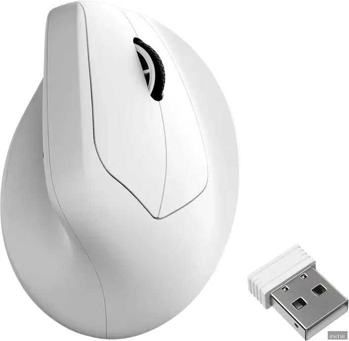 Keychron M5 8K Trådlös Ergonomisk Mus - Vit