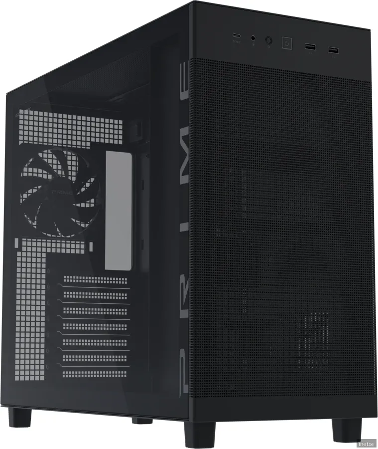 ASUS Prime AP303 TG Black - Chassi - Miditower - Svart