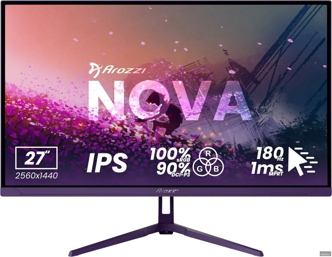 Arozzi Nova 27" Purple IPS QHD 180Hz