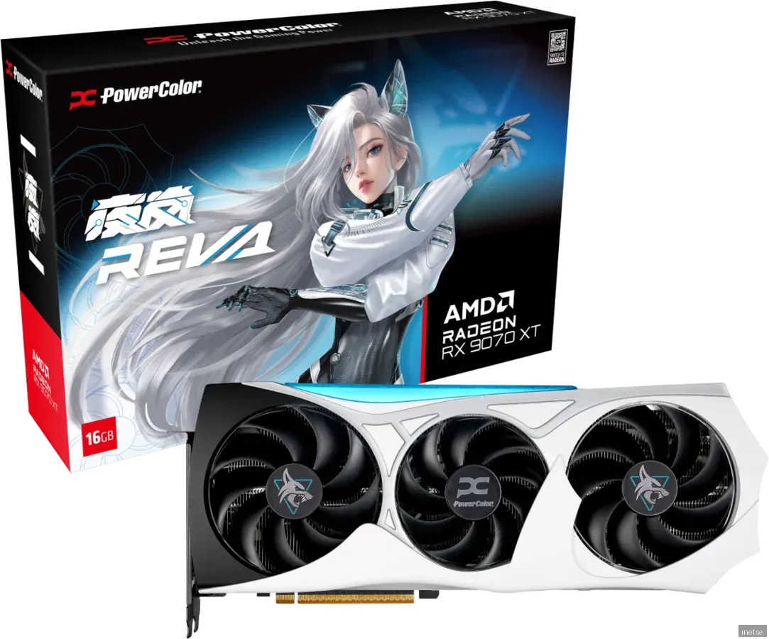 Powercolor HELLHOUND REVA AMD Radeon RX 9070 XT 16GB grafikkort