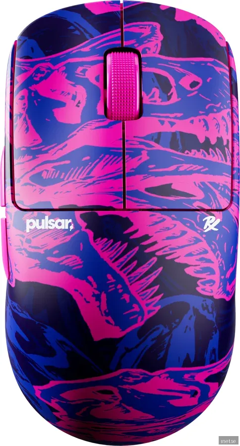 Pulsar X2 CRAZYLIGHT Mini Wireless - PRX Edition - Gamingmus - Optic - 5 knappar - Lila