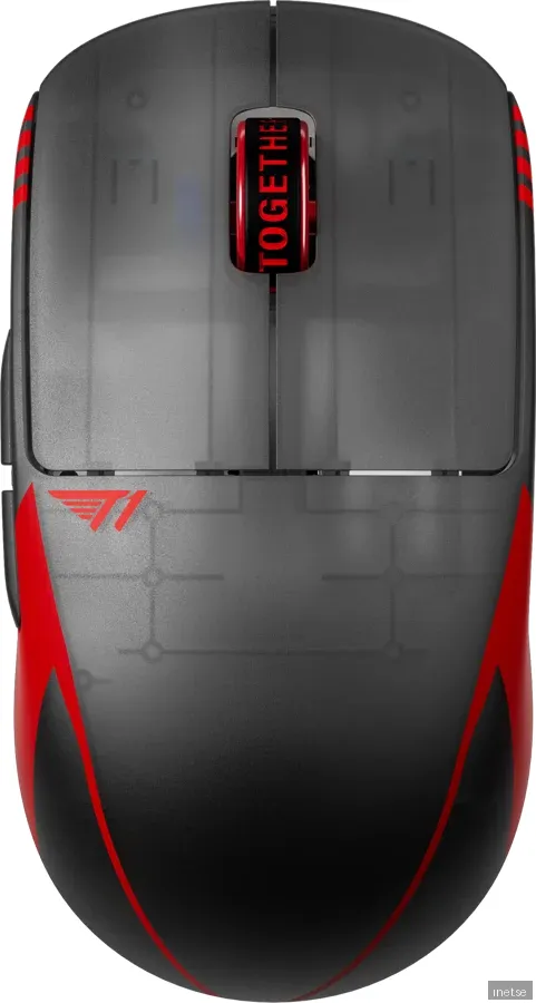 Pulsar X2 CRAZYLIGHT Mini Wireless - T1 Edition - Gamingmus - Optic - 5 knappar - Svart