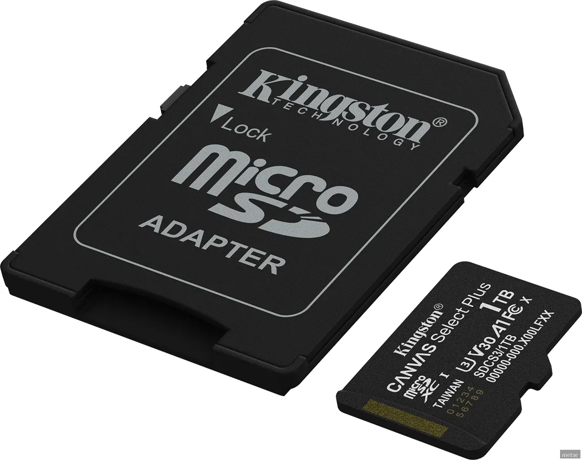 Kingston microSD 1TB Canvas Select Plus Gen 3