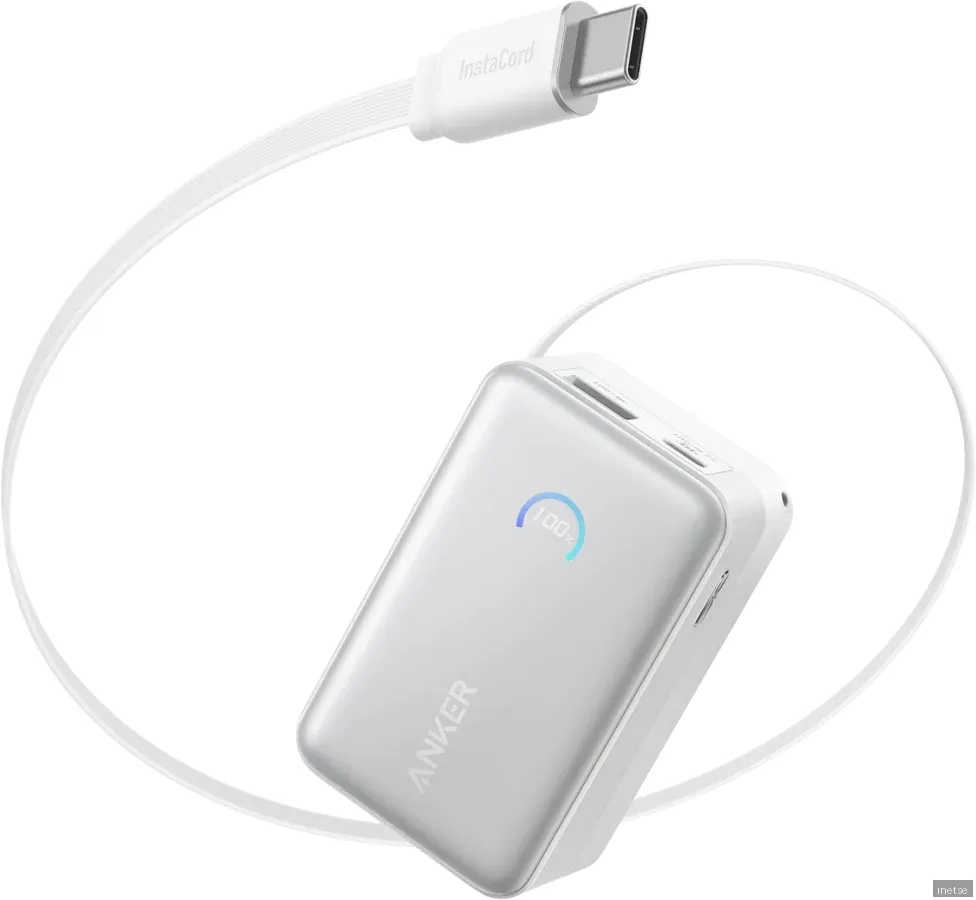 Anker Nano Power Bank 10000mAH, 45W - White