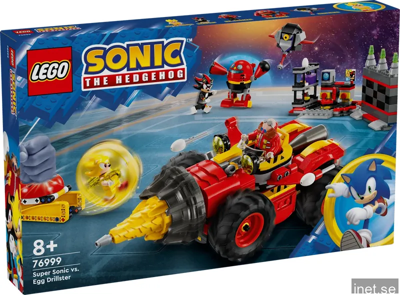 LEGO Sonic the Hedgehog Super Sonic vs Egg Drillster 76999
