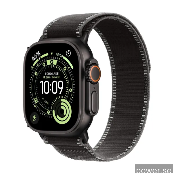 Apple Watch Ultra 3 (49mm) M/L Titan Terrängloop Svart