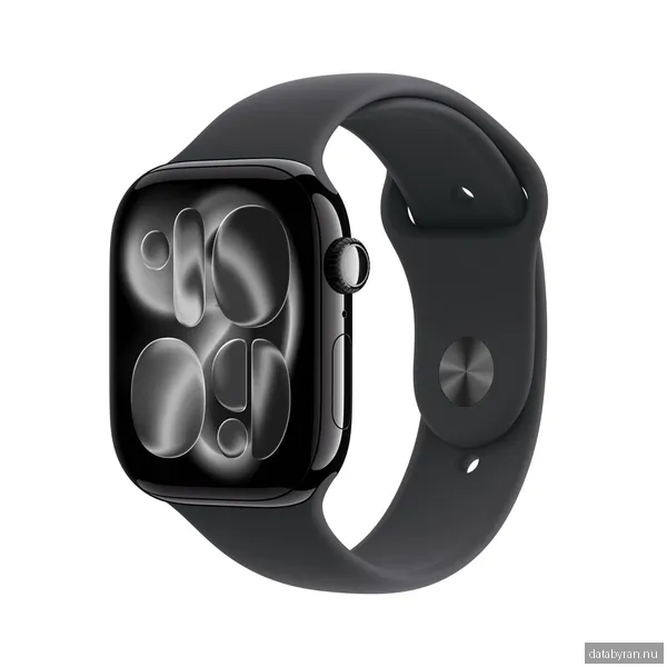 Apple Watch Series 11 (46mm) M/L Aluminium Sport eSIM Gagatsvart
