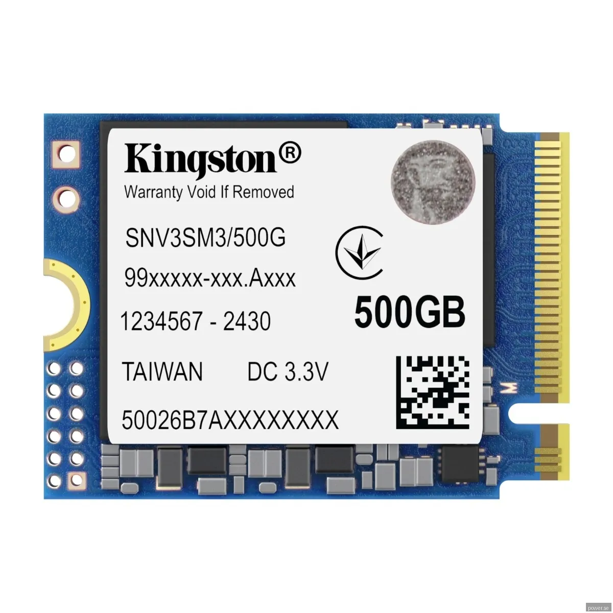 Kingston NV3 SSD - 500GB - PCIe 4.0 - M.2 2230