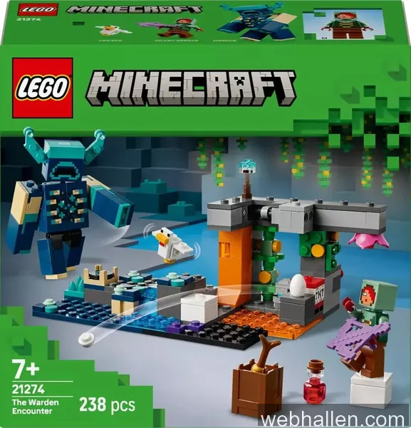 LEGO Minecraft Mötet med väktaren 21274