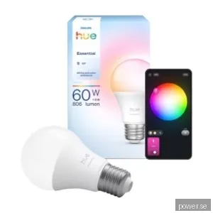 Philips Hue Essential A60 – E27 smart ljuskälla – 806 lm – 8W