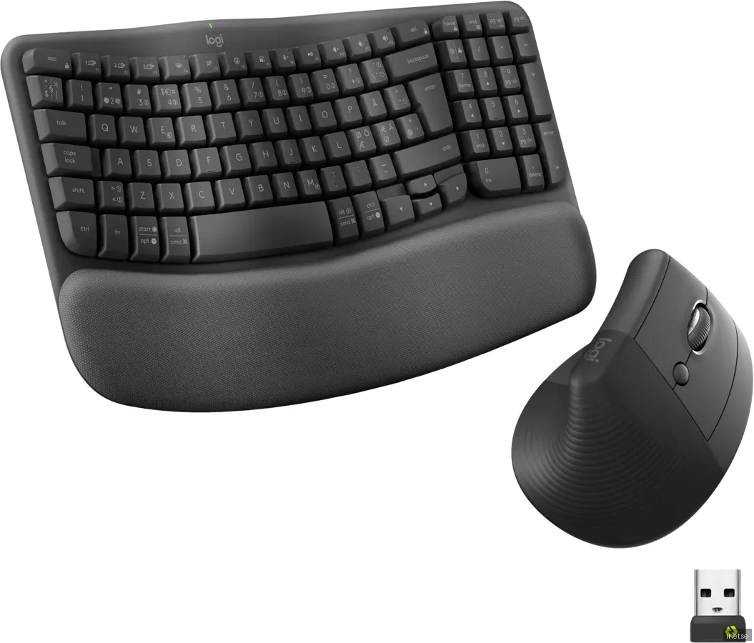 Logitech Wave Keys & Lift Combo - Graphite
