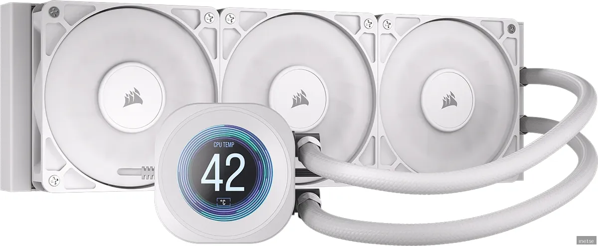 Corsair NAUTILUS 360 LCD White - CPU Vattenkylare - Max 36 dBA