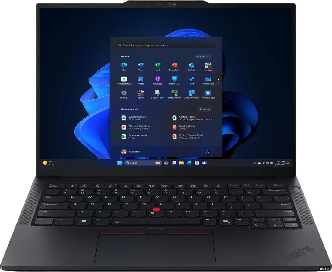 Lenovo ThinkPad E14 Gen 7 14" laptop 21T0003RMX (svart)