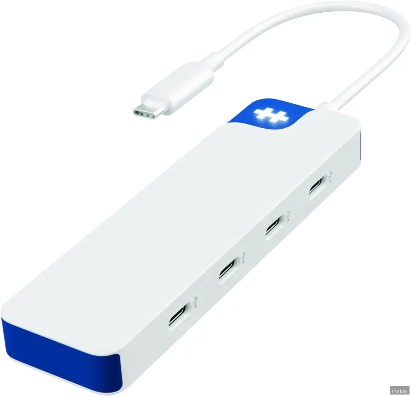 HyperDrive Flex 4 Port USB-C Hub - Blå/Vit
