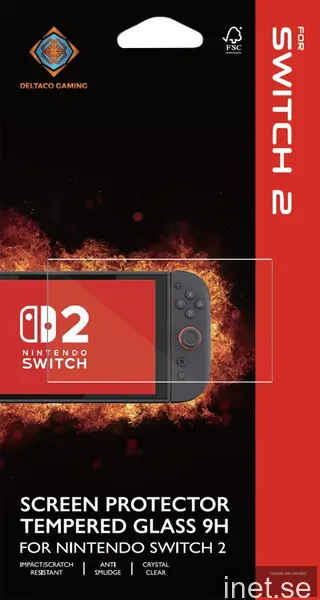 Deltaco Gaming Skärmskydd för Nintendo Switch 2 - Kristallklar
