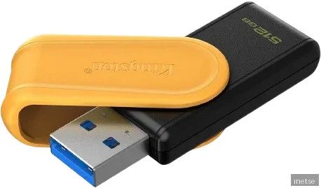 Kingston DataTraveler Exodia S - Gul - 512GB - USB-minne