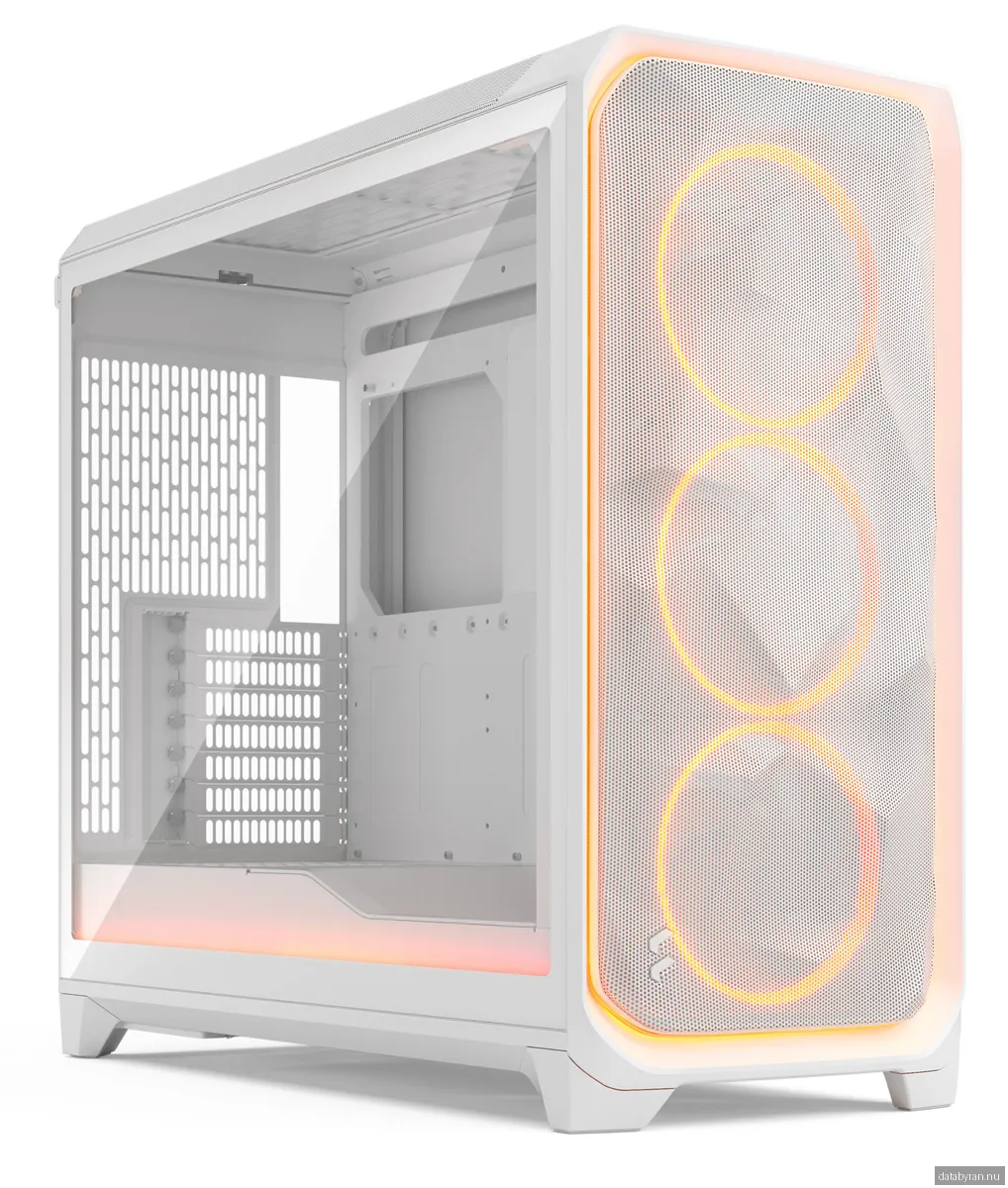 Fractal Design Meshify 3 XL Ambience Pro RGB White - Chassi - Miditower - Vit