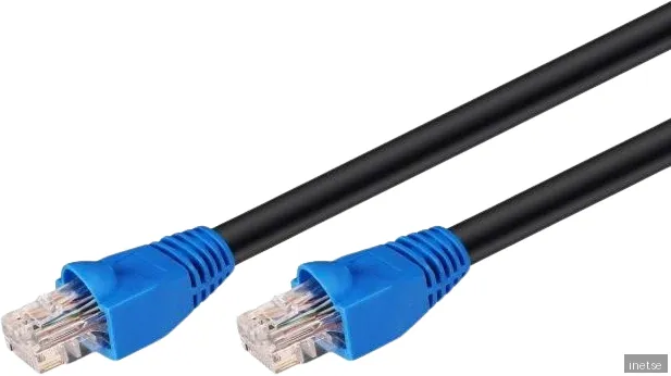 MicroConnect CAT6 U/UTP Outdoor 20m Svart