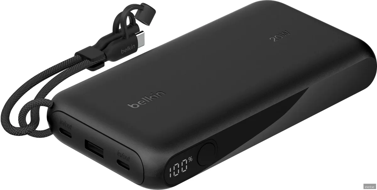 Belkin 20 000 mAh powerbank (svart)
