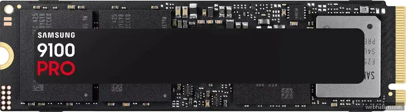 Samsung 9100 PRO SSD - 4TB - Utan värmespridare - M.2 2280 - PCIe 5.0