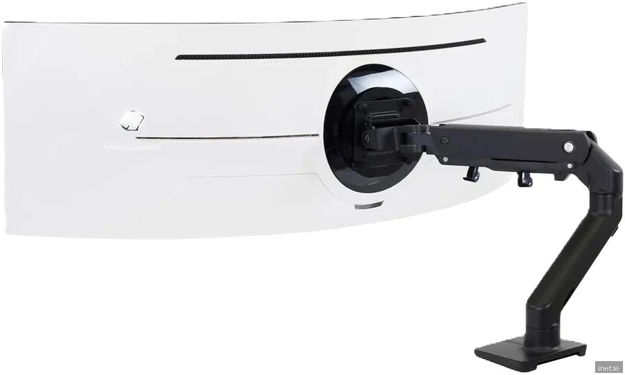 Ergotron HX Desk Monitor Arm med HD Pivot Mattsvart