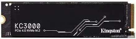 Kingston KC3000 SSD - 2TB - PCIe 4.0 - M.2 2280