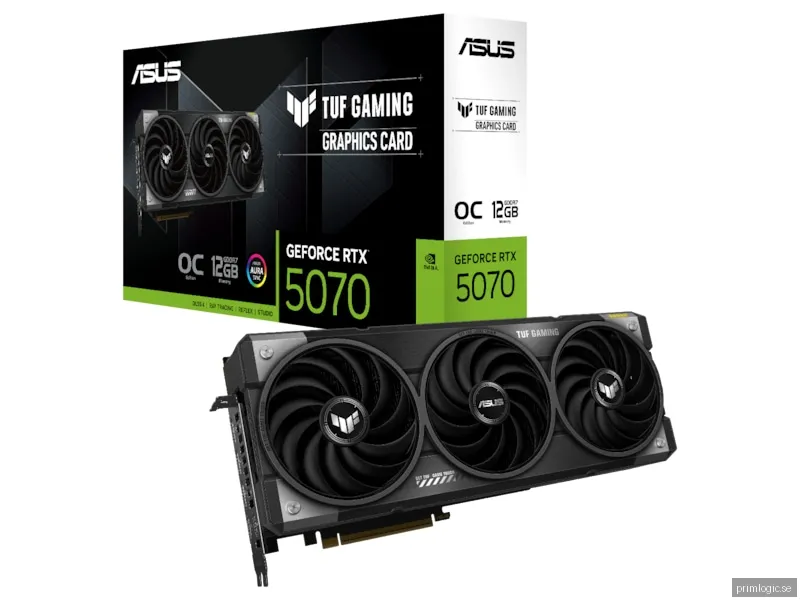 ASUS GeForce RTX 5070 TUF OC - 12GB GDDR7 RAM - Grafikkort