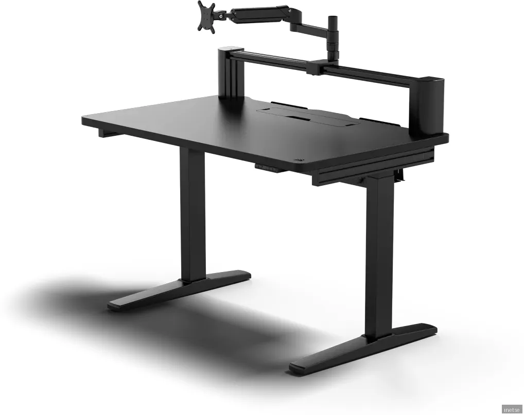 Corsair Platform:4 Svart Laminat Höj & Sänkbar