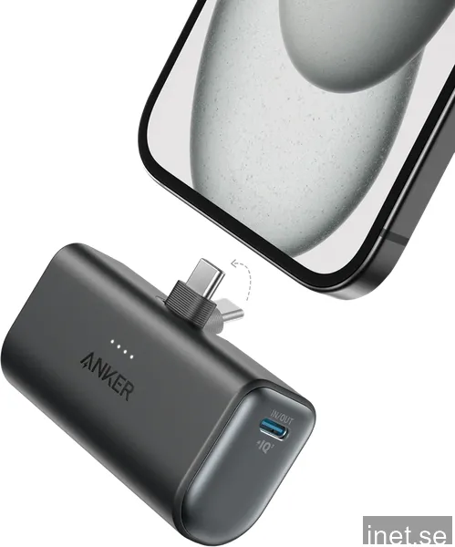 Anker Nano Powerbank 22.5W 5000mAh 1xUSB-C Svart