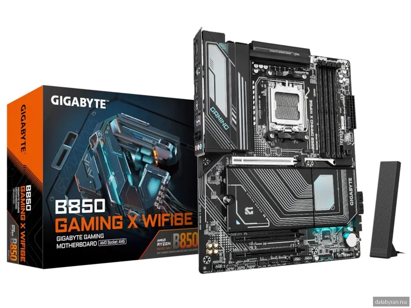 GIGABYTE B850 GAMING X WIFI6E Moderkort - AMD B850 - AMD AM5 socket - DDR5 RAM - ATX