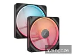 Corsair iCUE LINK LX140-R RGB Svart Reversed 2-pack
