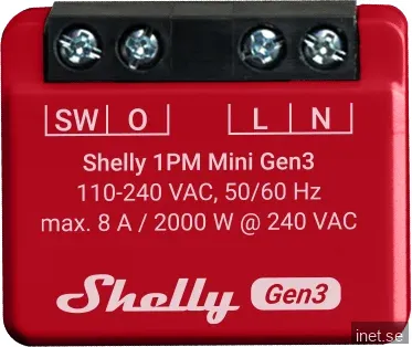 Shelly 1PM Mini Gen 3
