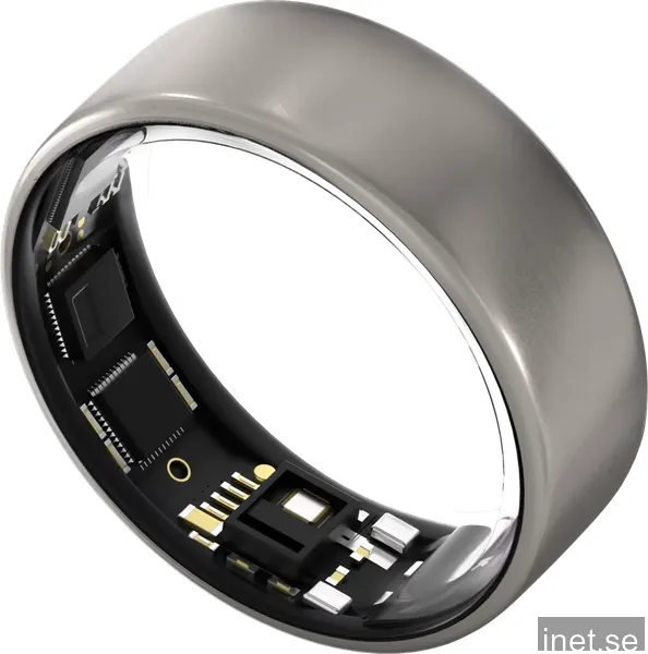 Ultrahuman Ring AIR smart ring, size-10, Raw Titanium